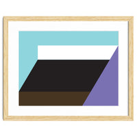 Geometric Shapes No. 34 - purple, blue & black