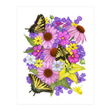 Corn Flowers and Swallowtails (Print Only) thumbnail