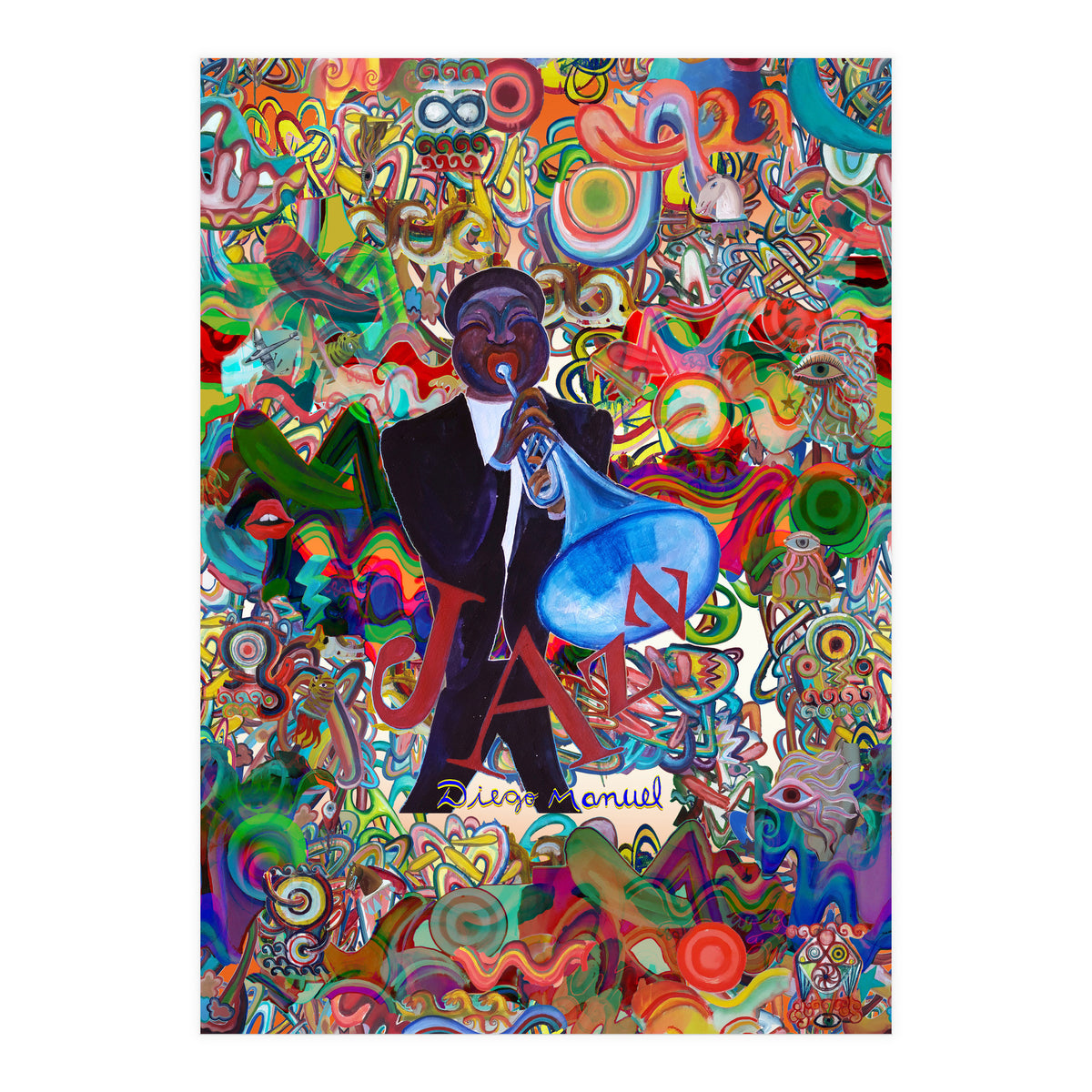 Jazz Y Graffitis (Print Only)