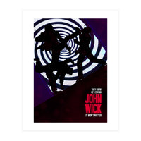 John Wick Minimal Movie Poster (Print Only)