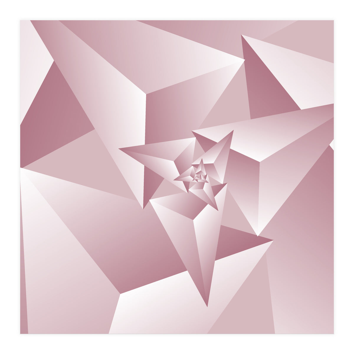 Geometric Triangle Modern  (Print Only)