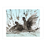 Fighting coots (Print Only) thumbnail