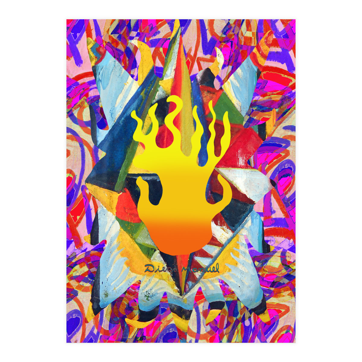 Fuego Y Graffiti 29 (Print Only)