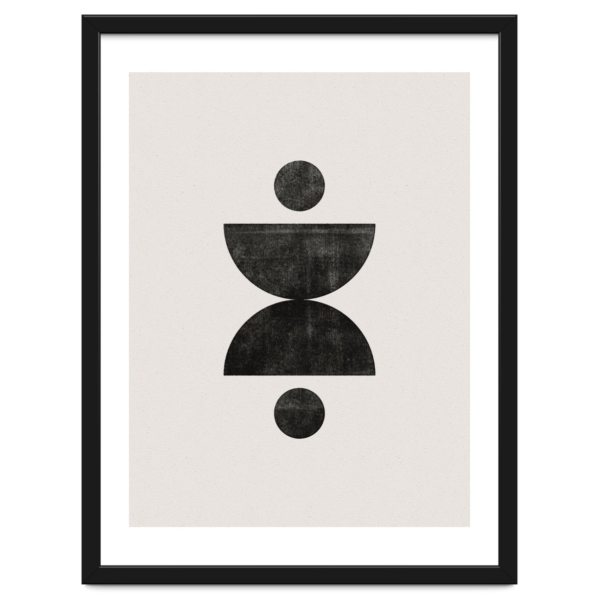 Mid-Century Modern No.16 - Woodblock Print