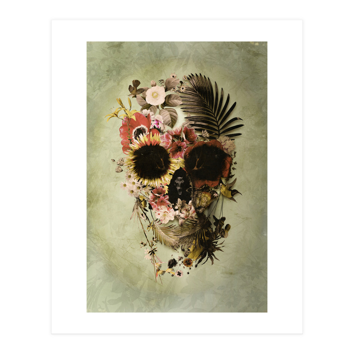 Garden Skull Light  (Print Only)