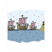 Phoenician Ships (Print Only)