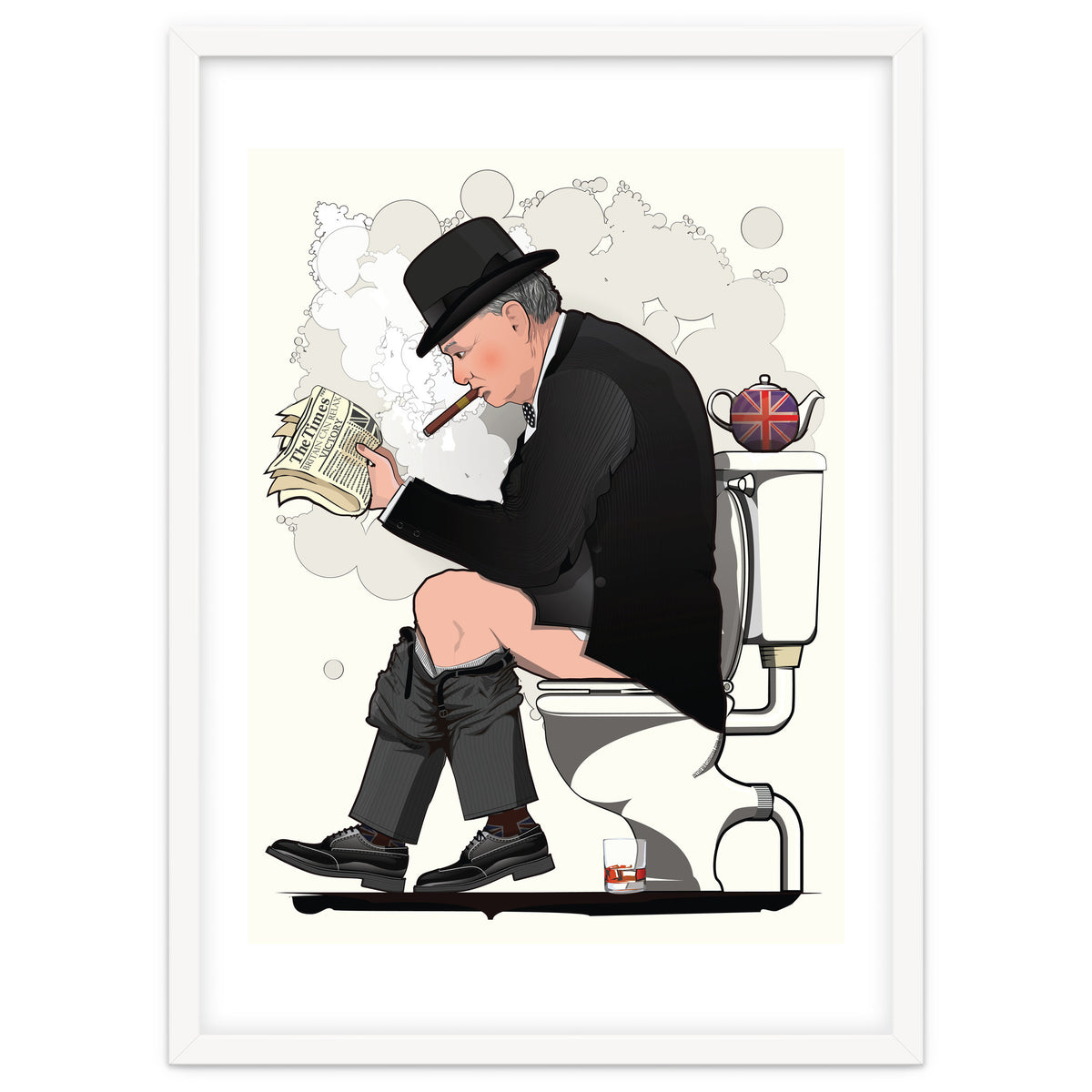 Churchill on the Toilet, Funny Bathroom Humour