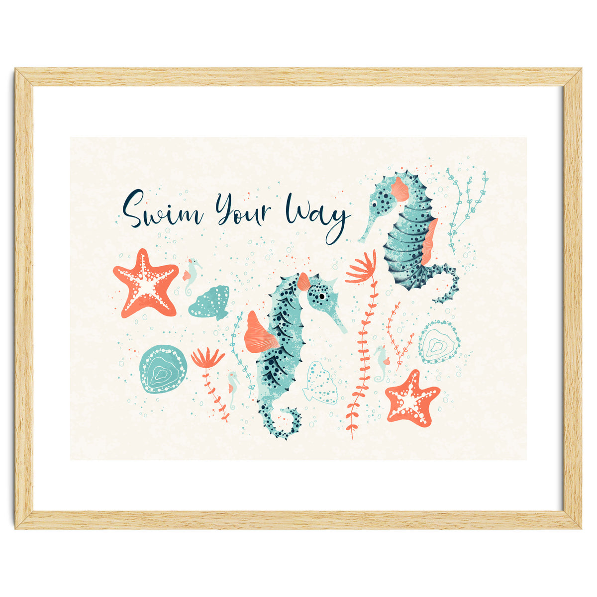 Swim Your Way Seahorse