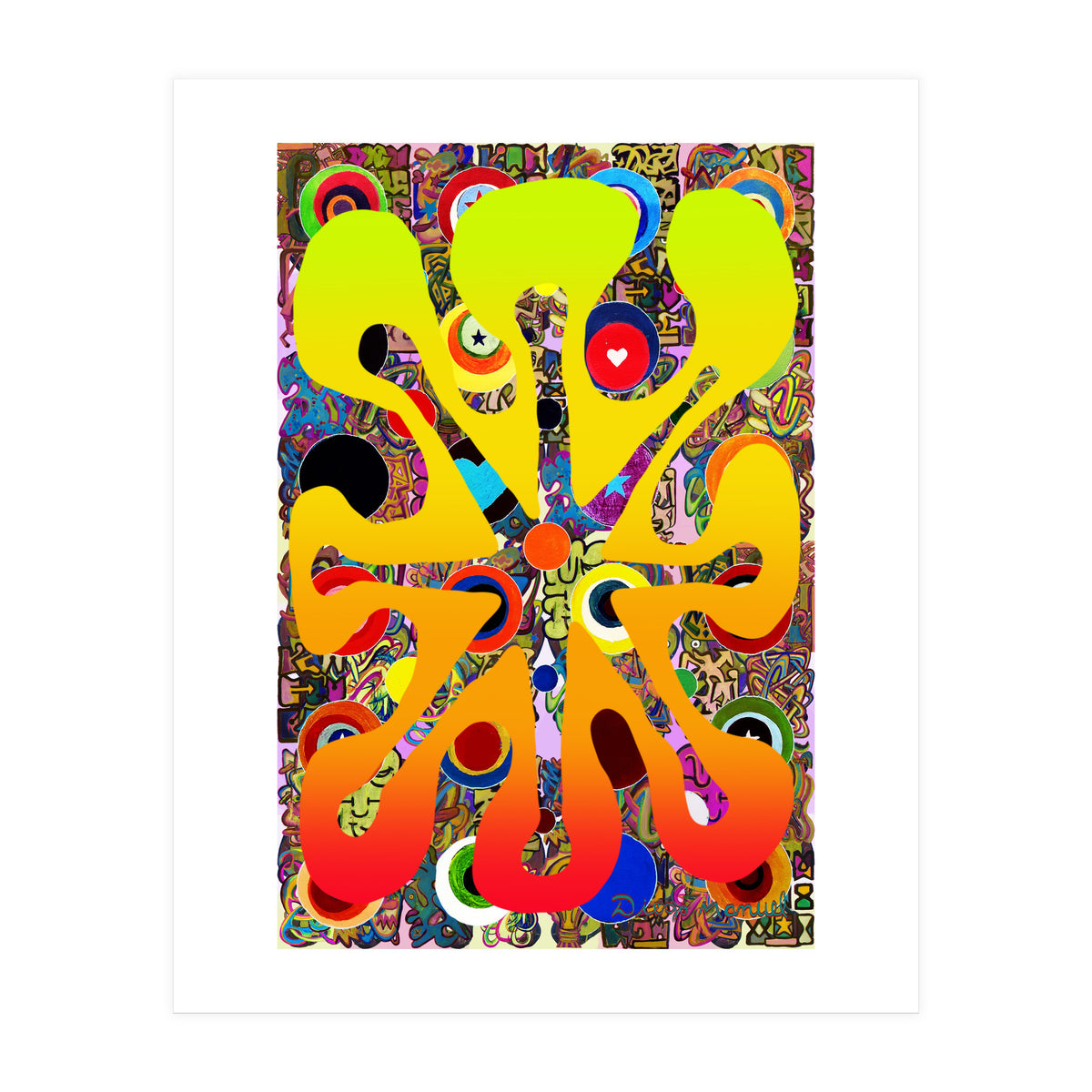 Fuego Y Graffiti 86 (Print Only)