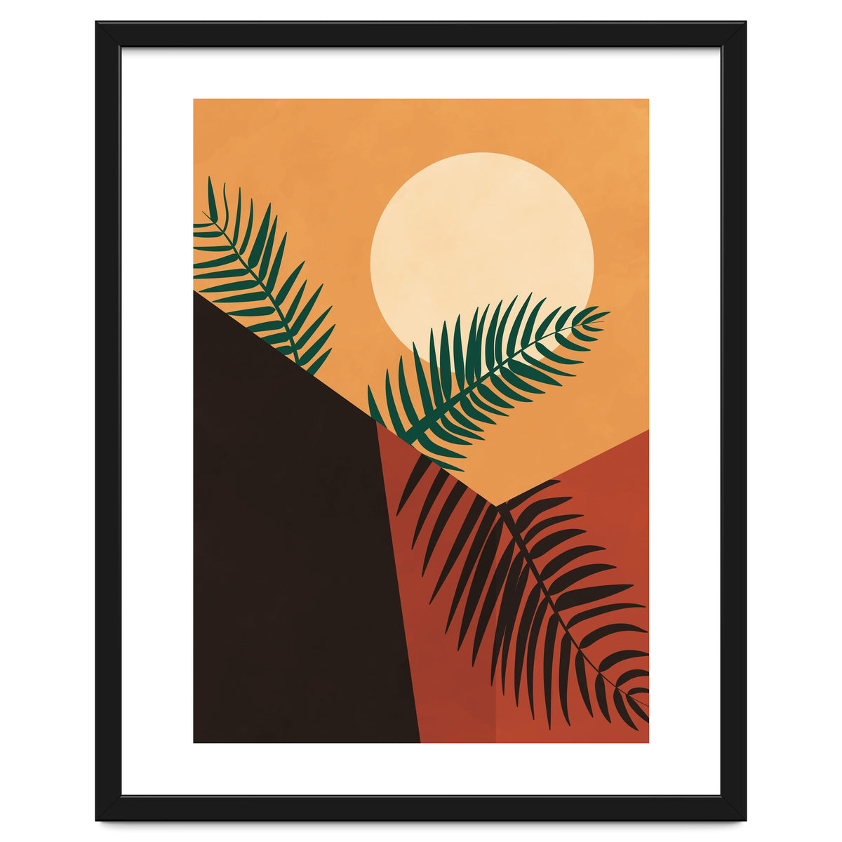 Bohemian Palm Tree Leaves