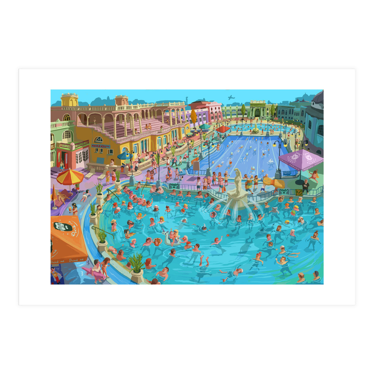 Szechenyi Thermal Spa, Budapest NC2 (Print Only)