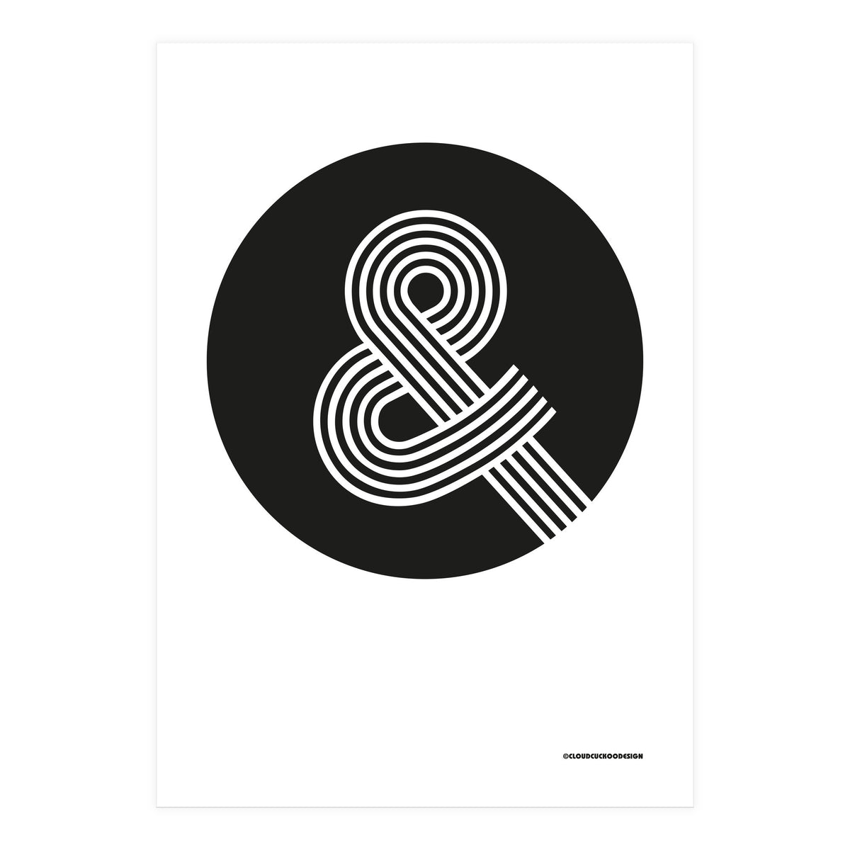 Mono Ampersand (Print Only)