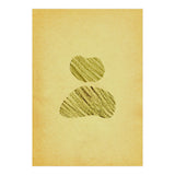 Balancing stones on the retro paper (Print Only) thumbnail