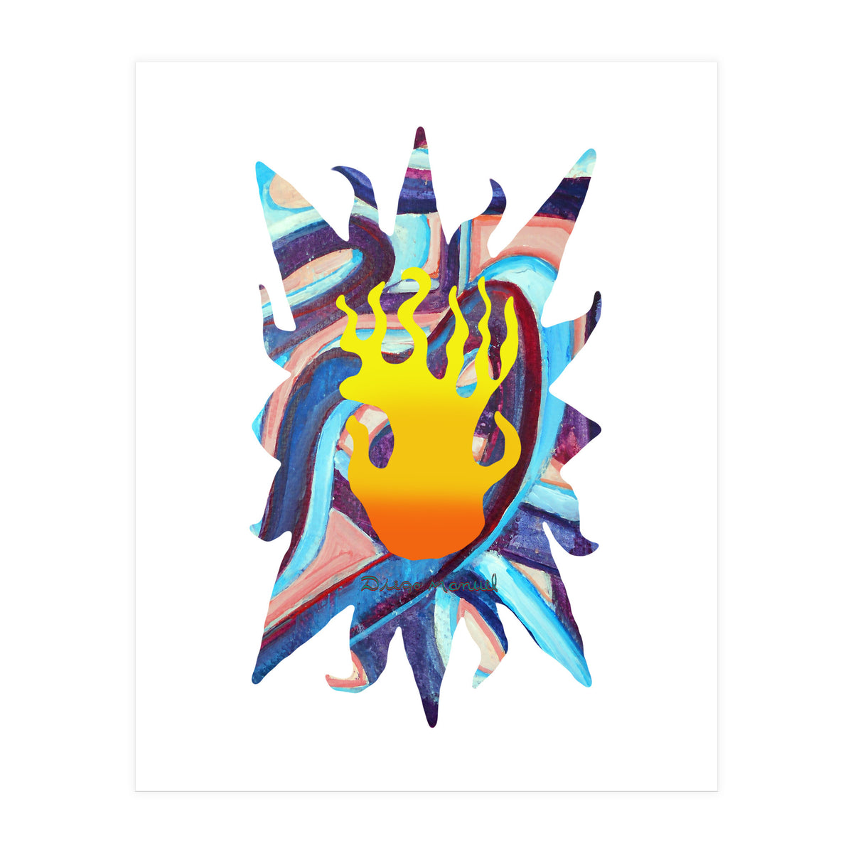 Fuego 15 Copia (Print Only)
