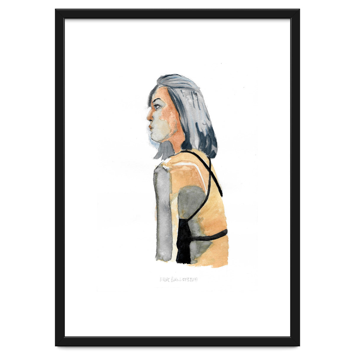 Untitled #13 - Woman in profile