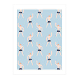 Swimming Boy Pattern (Print Only) thumbnail