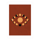 Lunar Eclipse Moon Illustration (Print Only) thumbnail