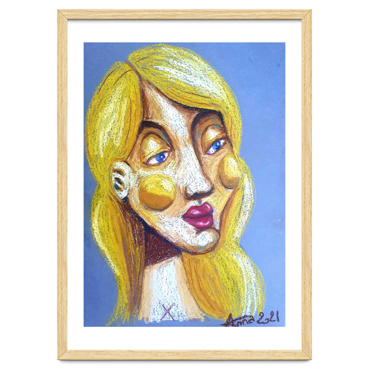 Blond Girl looking left