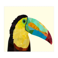 Toucan Bird Low Poly Art (Print Only)