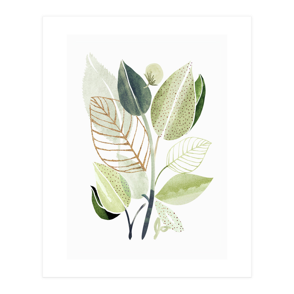 Spring Botanical Collage (Print Only)