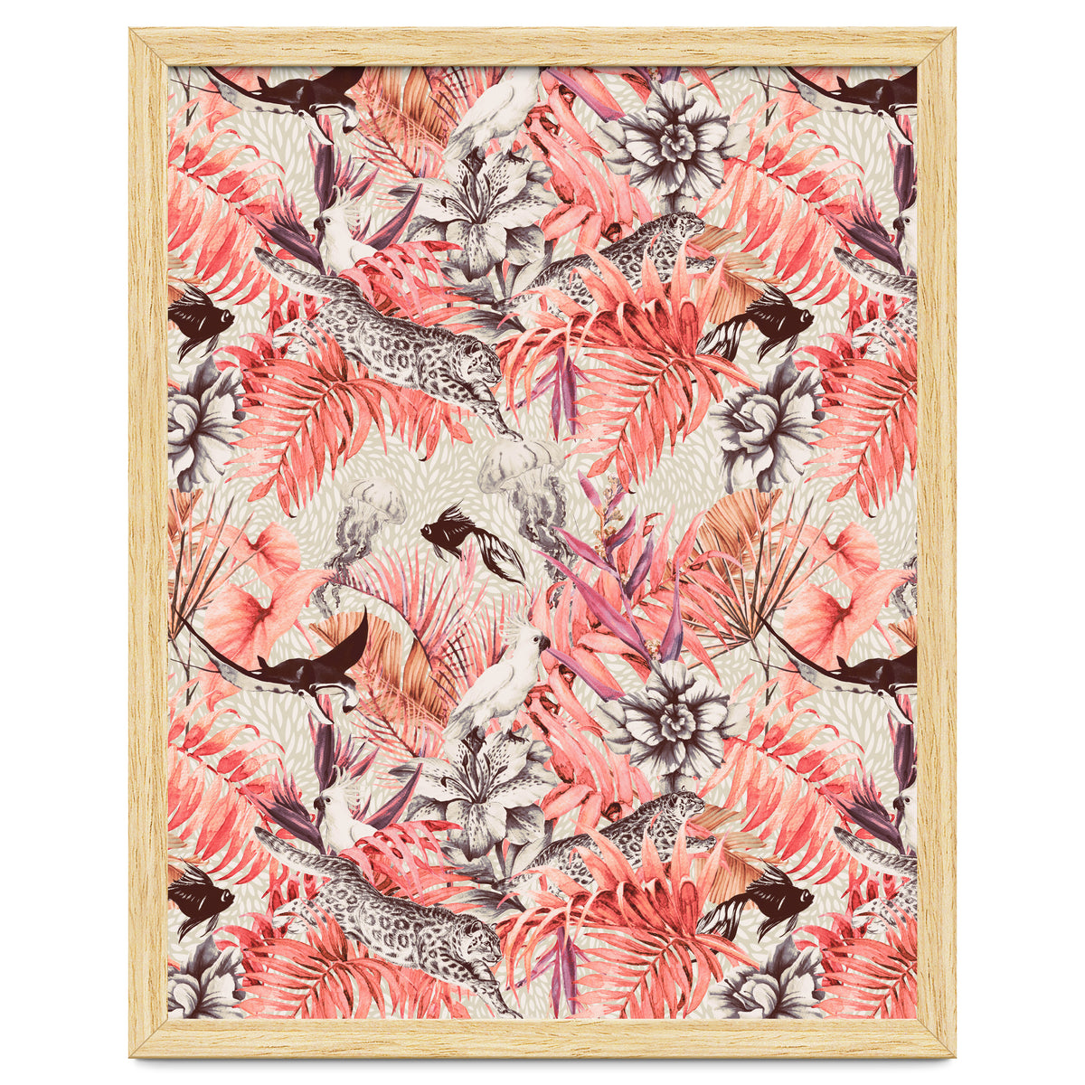 Tropical paradise pink