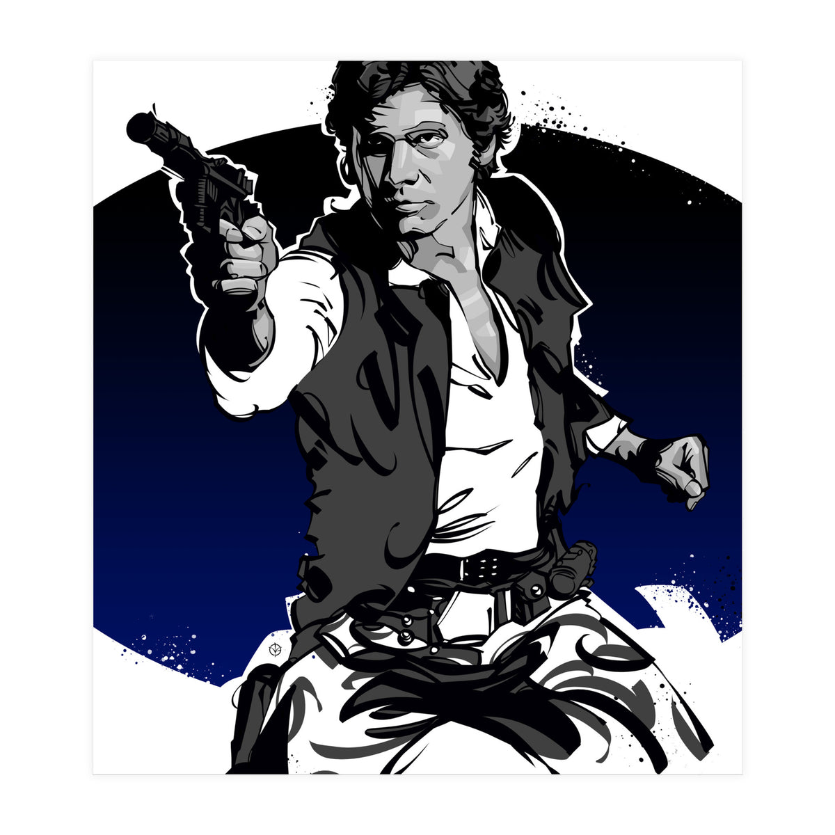 Han Solo STAR WARS (Print Only)