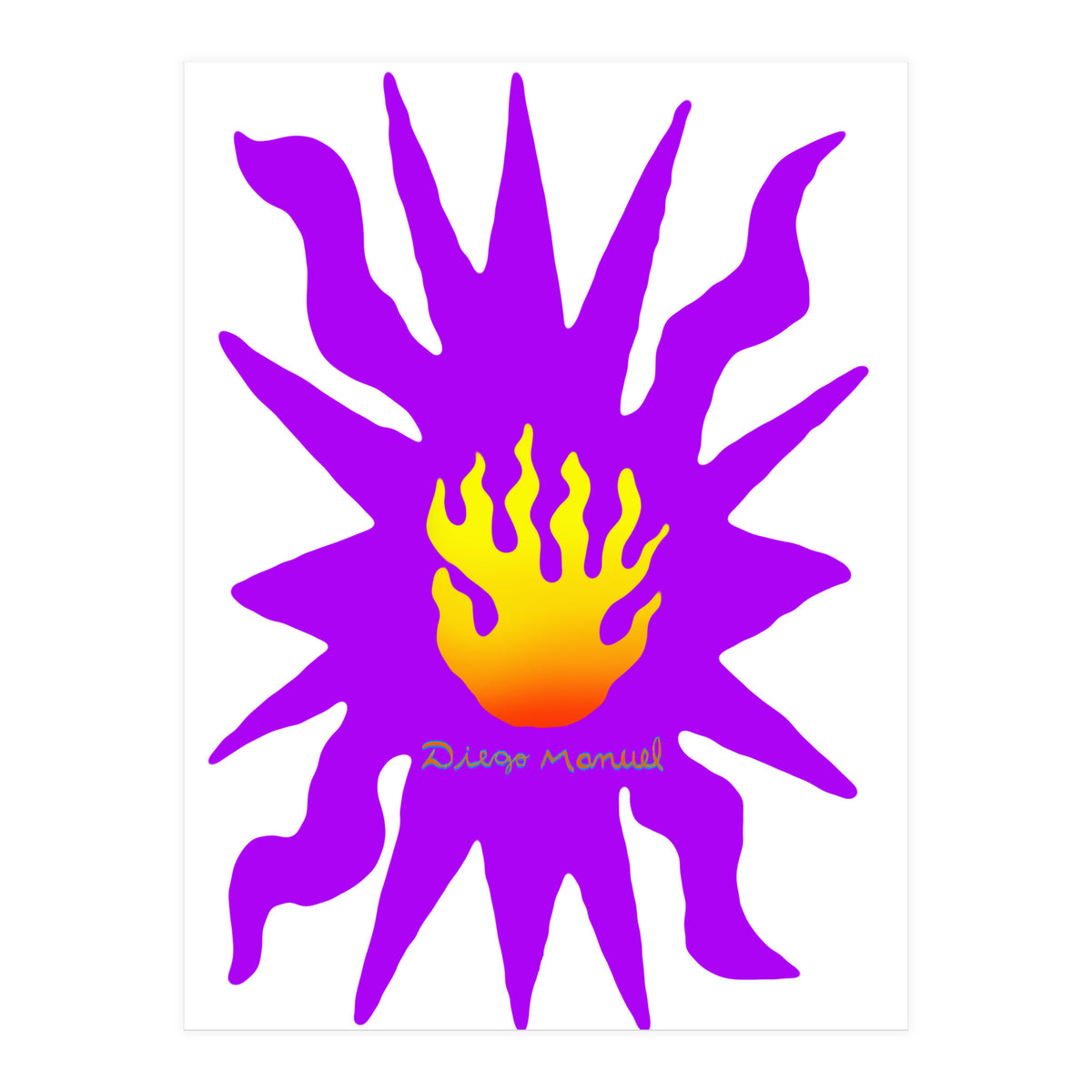 Fuego 39 Copia (Print Only)