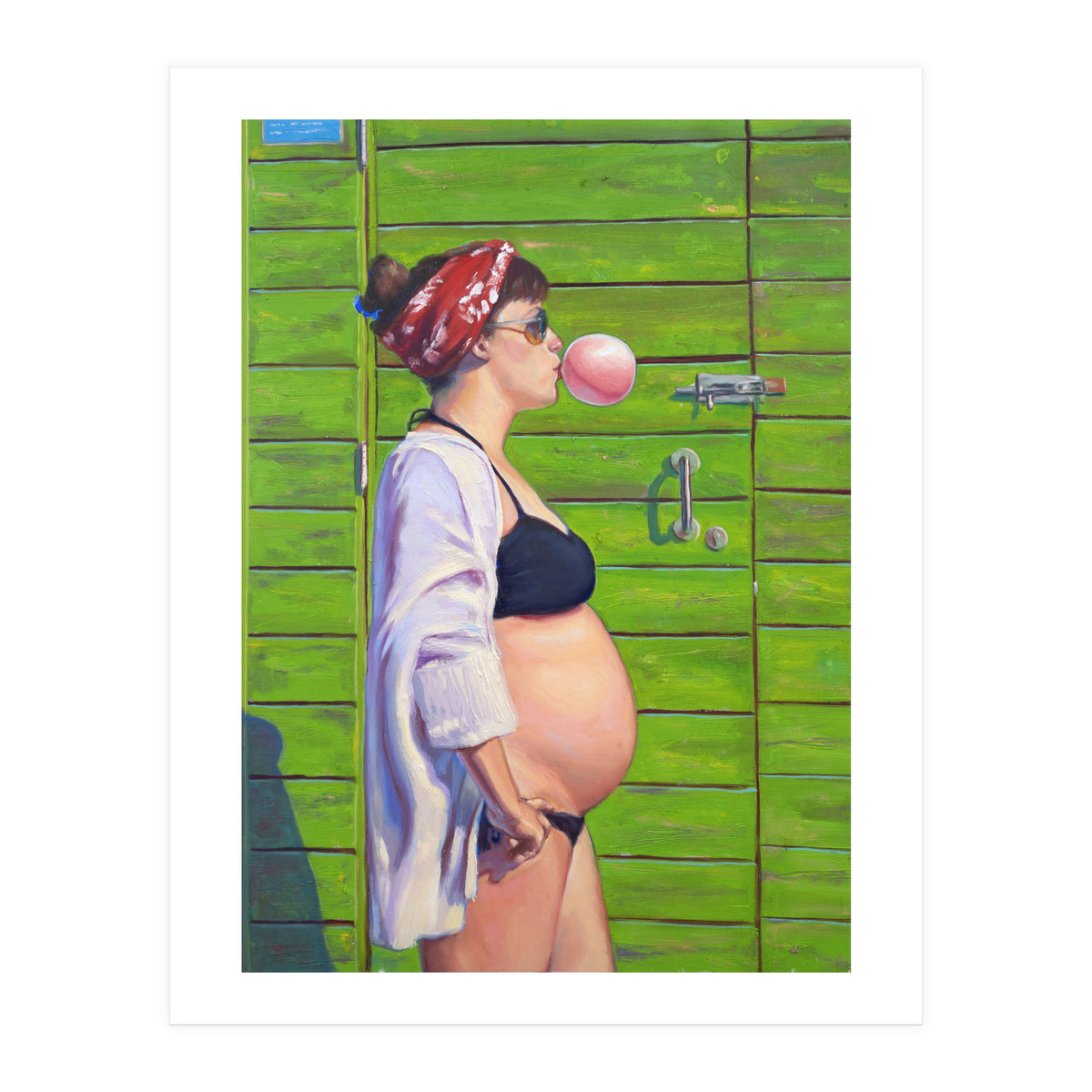 Pau At The Beach (Print Only)