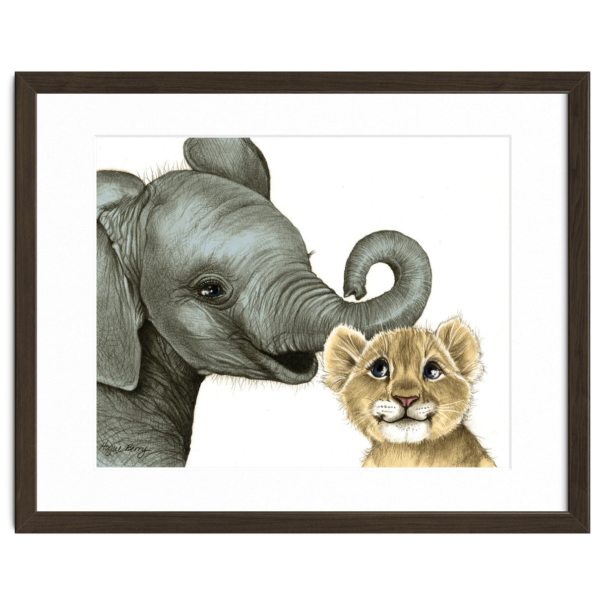 Best Friends, Elephant and Lion