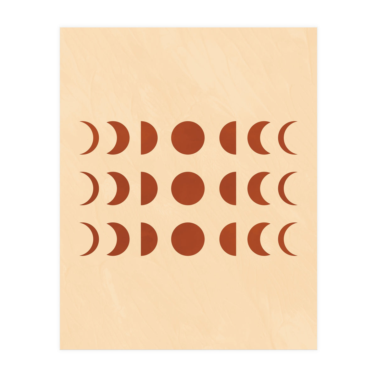 Lunar Eclipse Moon Phases II (Print Only)