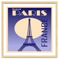 Paris France Travel Poster