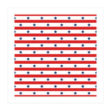 Blue And Red Stripes and stars (Print Only) thumbnail