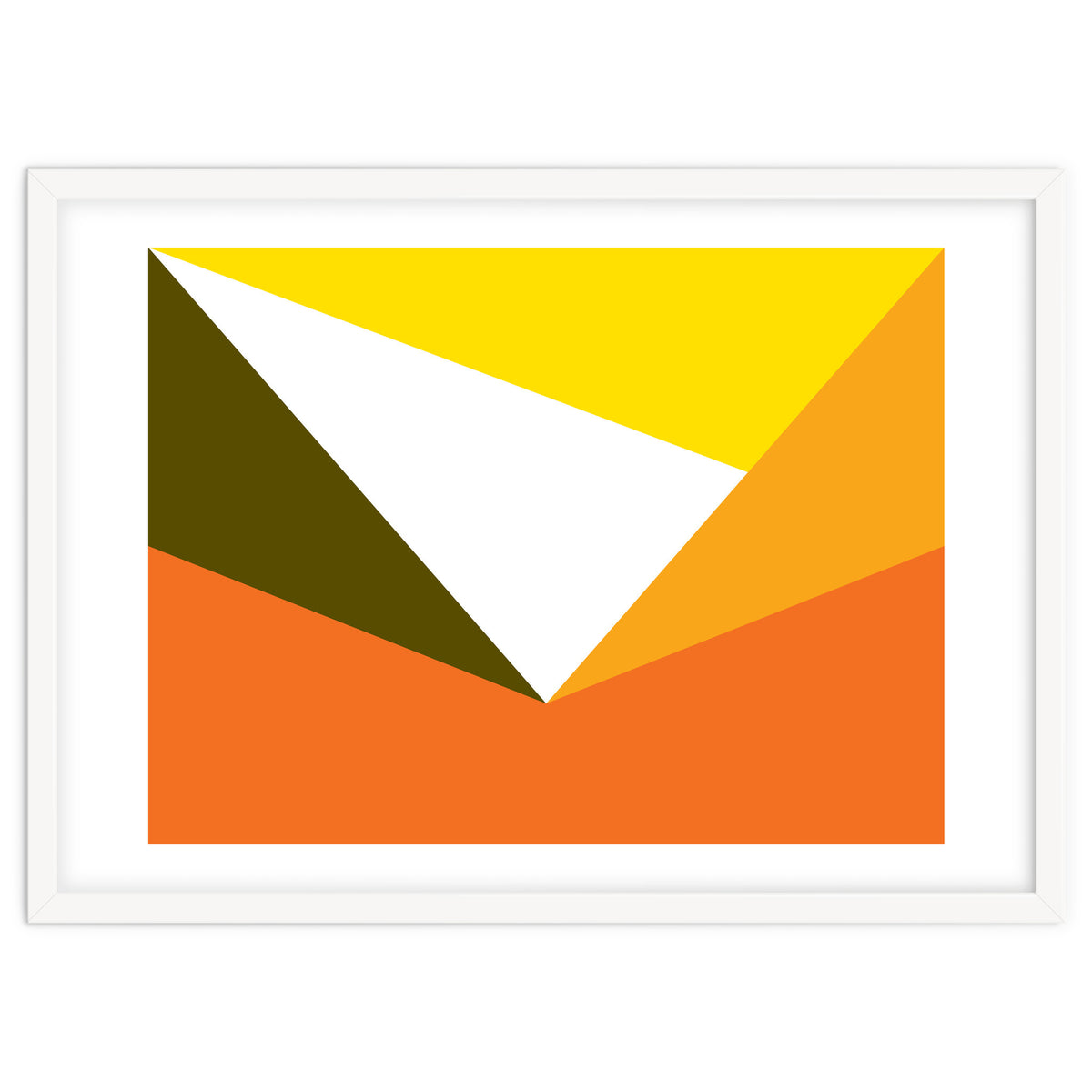 Geometric Shapes No. 58 - yellow & orange