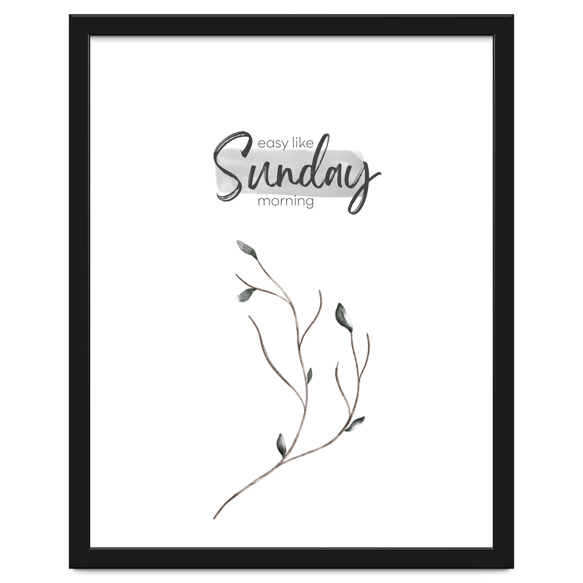 Easy like Sunday morning