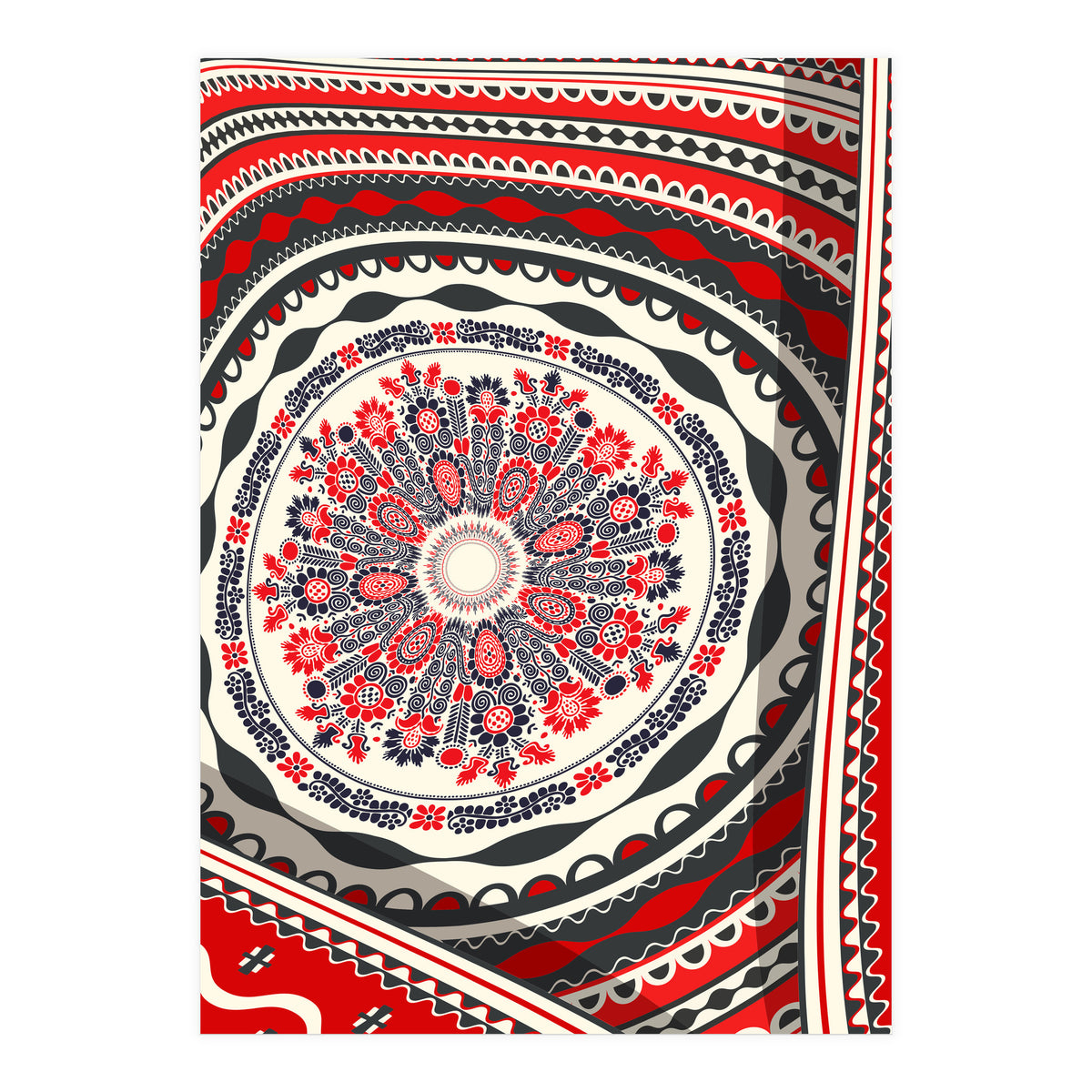 Romanian embroidery background 20 (Print Only)