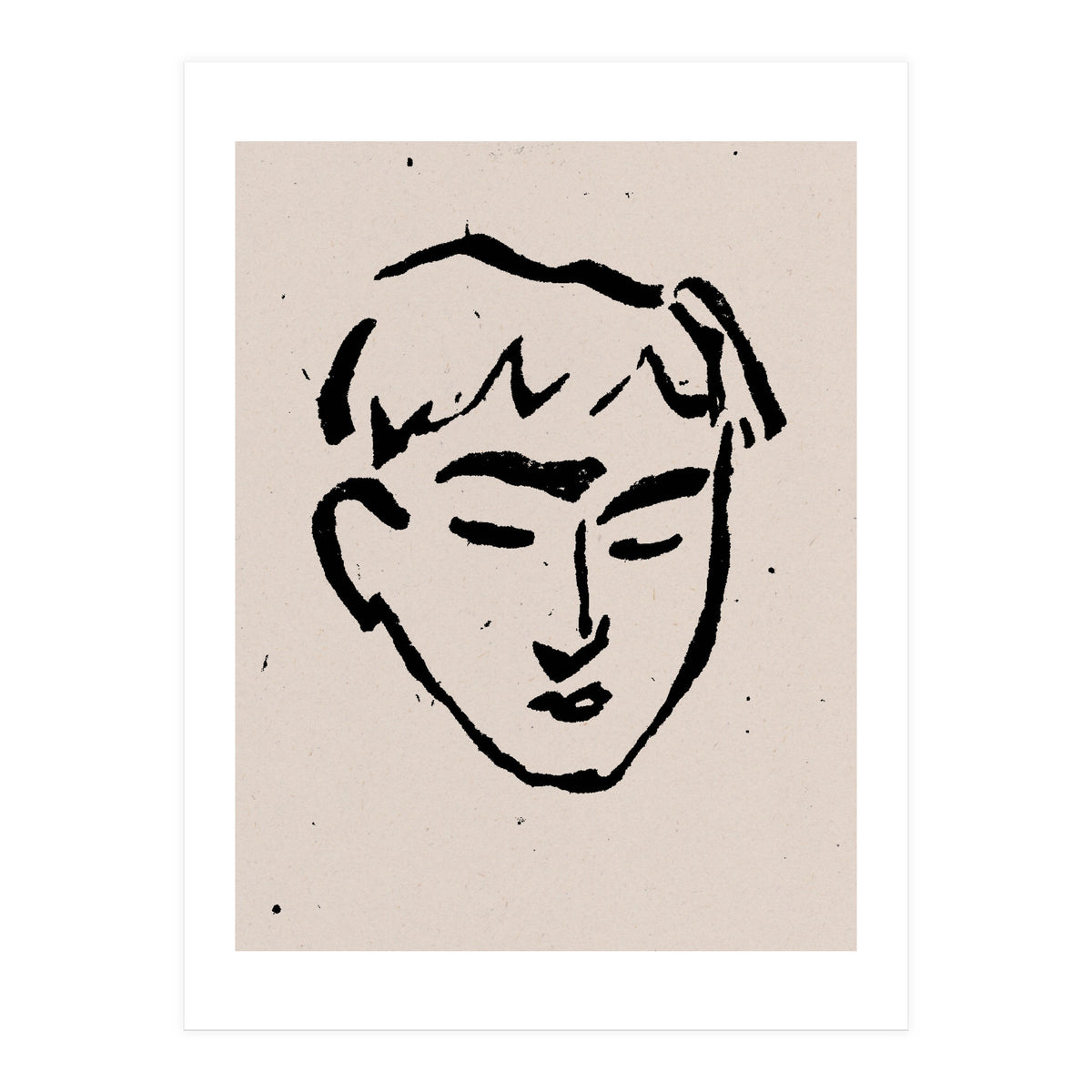 Man, study (Print Only)