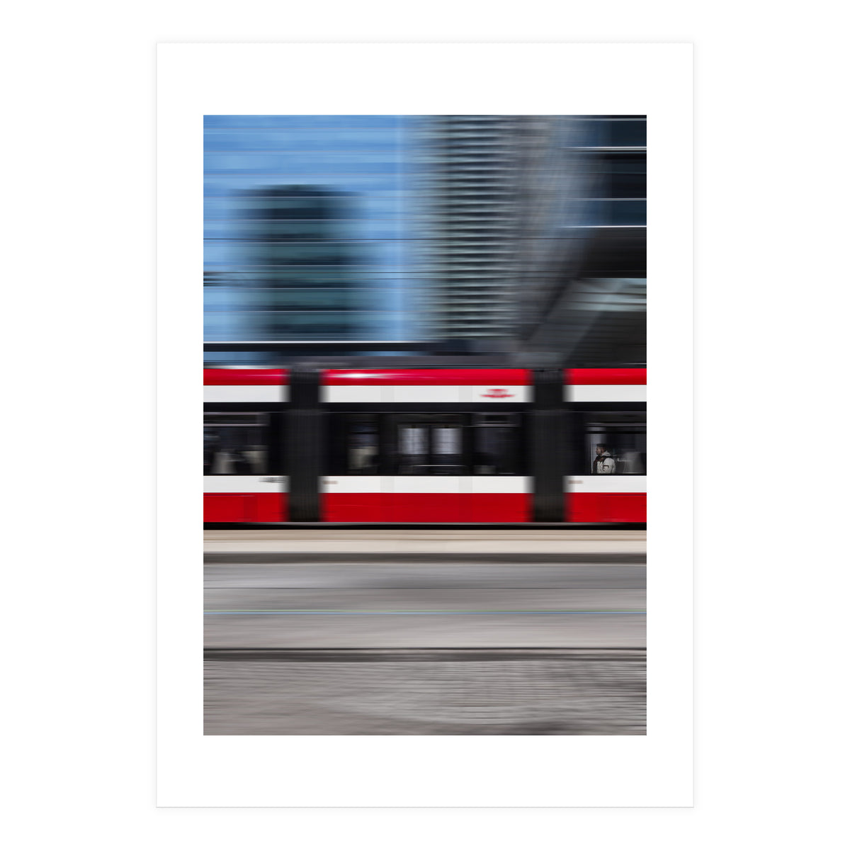 The 509 Harbourfront Streetcar Blur Version No 5 (Print Only)