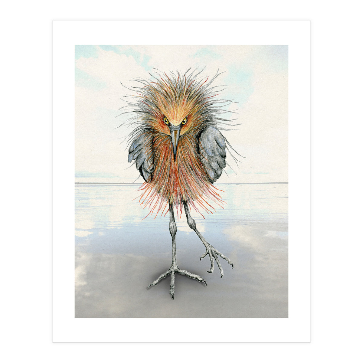 Reddish Egret (Print Only)
