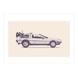 Delorean Back To The Future (Print Only) thumbnail