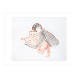 Cuddle with The Cat (Print Only) thumbnail