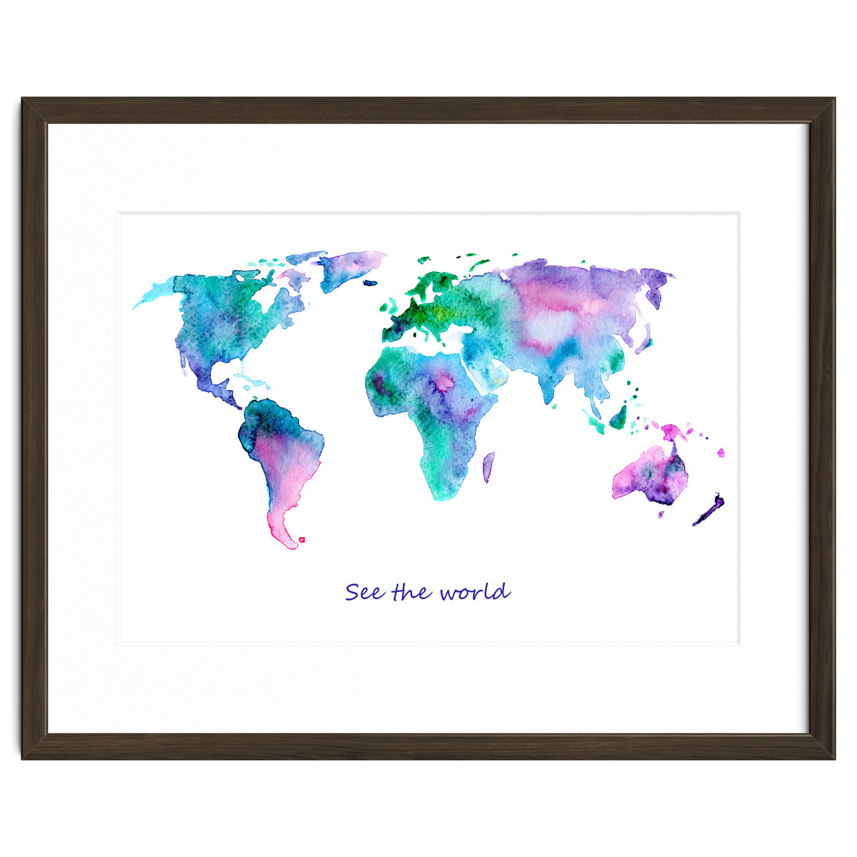 See the world || watercolor