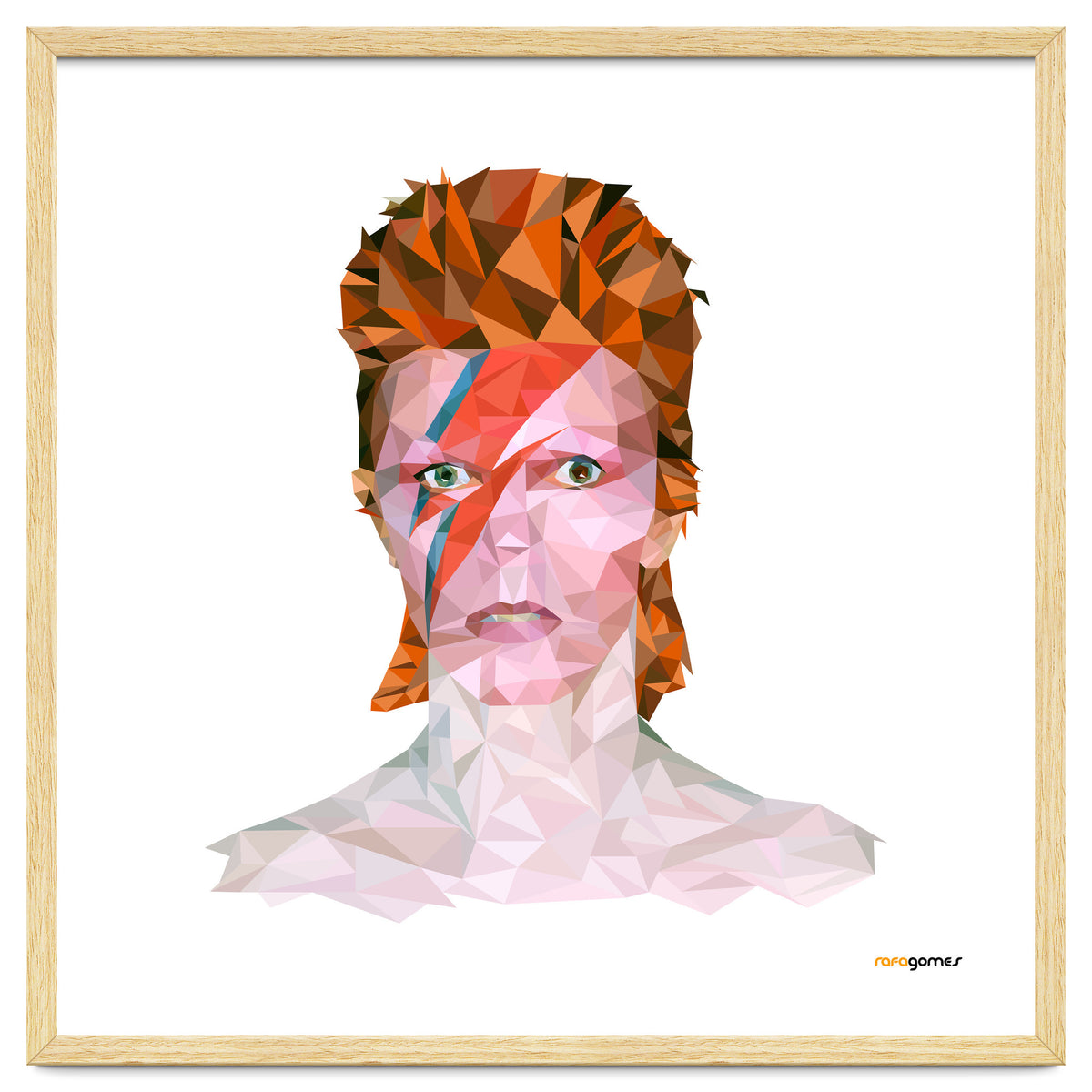 David Bowie Low Poly
