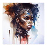 Watercolor African Warrior Woman #8 (Print Only) thumbnail