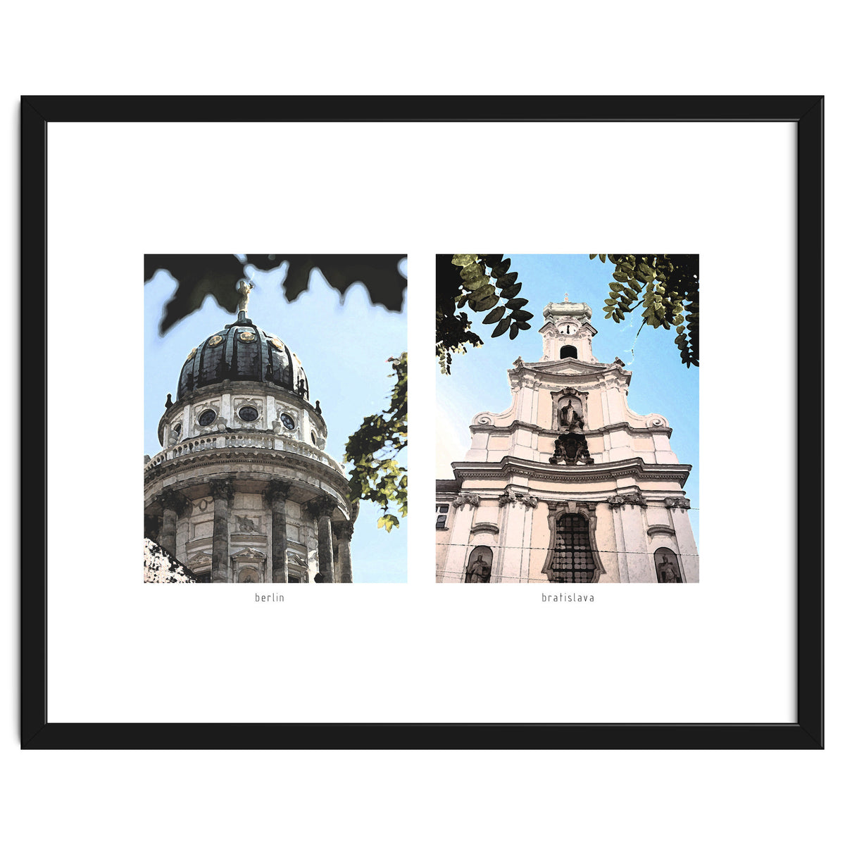 Architectural framing in paints