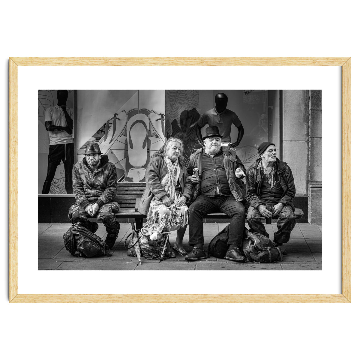 Three plus one locals at the Hat Fair