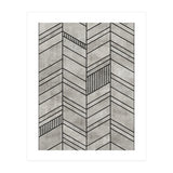 Concrete Chevron Pattern (Print Only) thumbnail