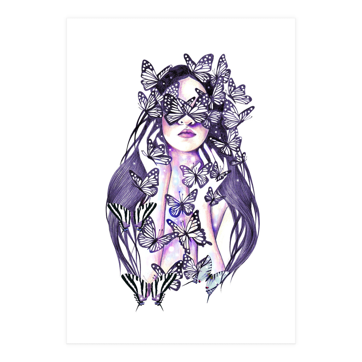 Lady Butterfly (Print Only)