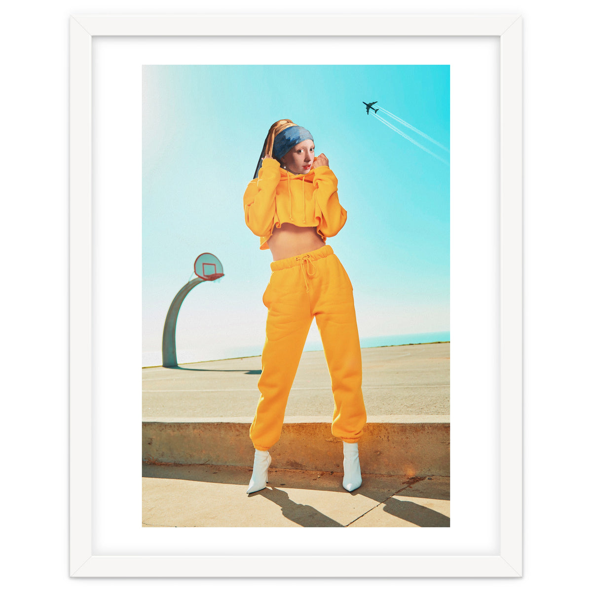 The Girl In Yellow Joggers