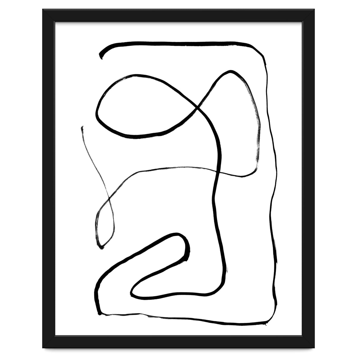 Mid-Century Line Art Print #2