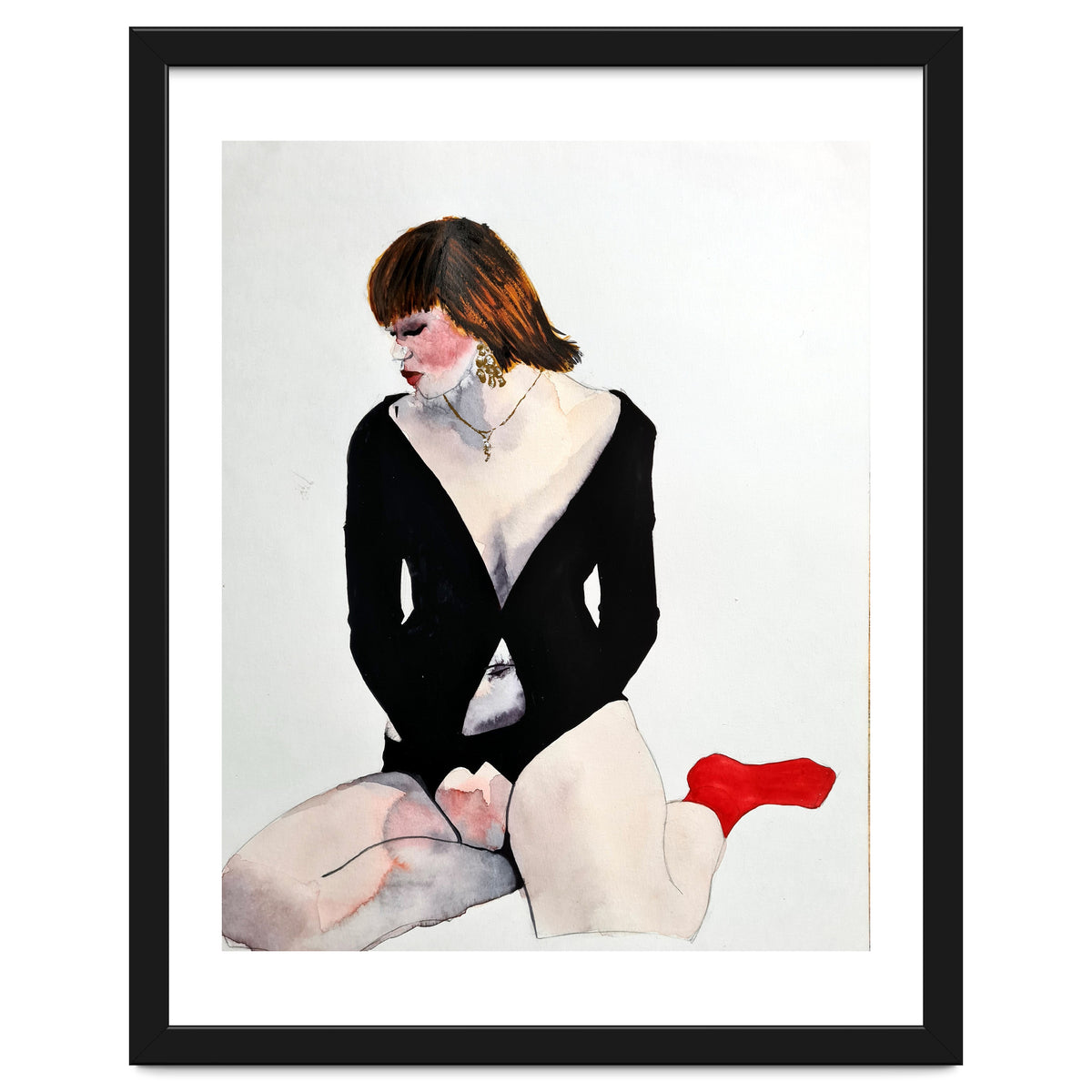 Untitled #95 Red Socks